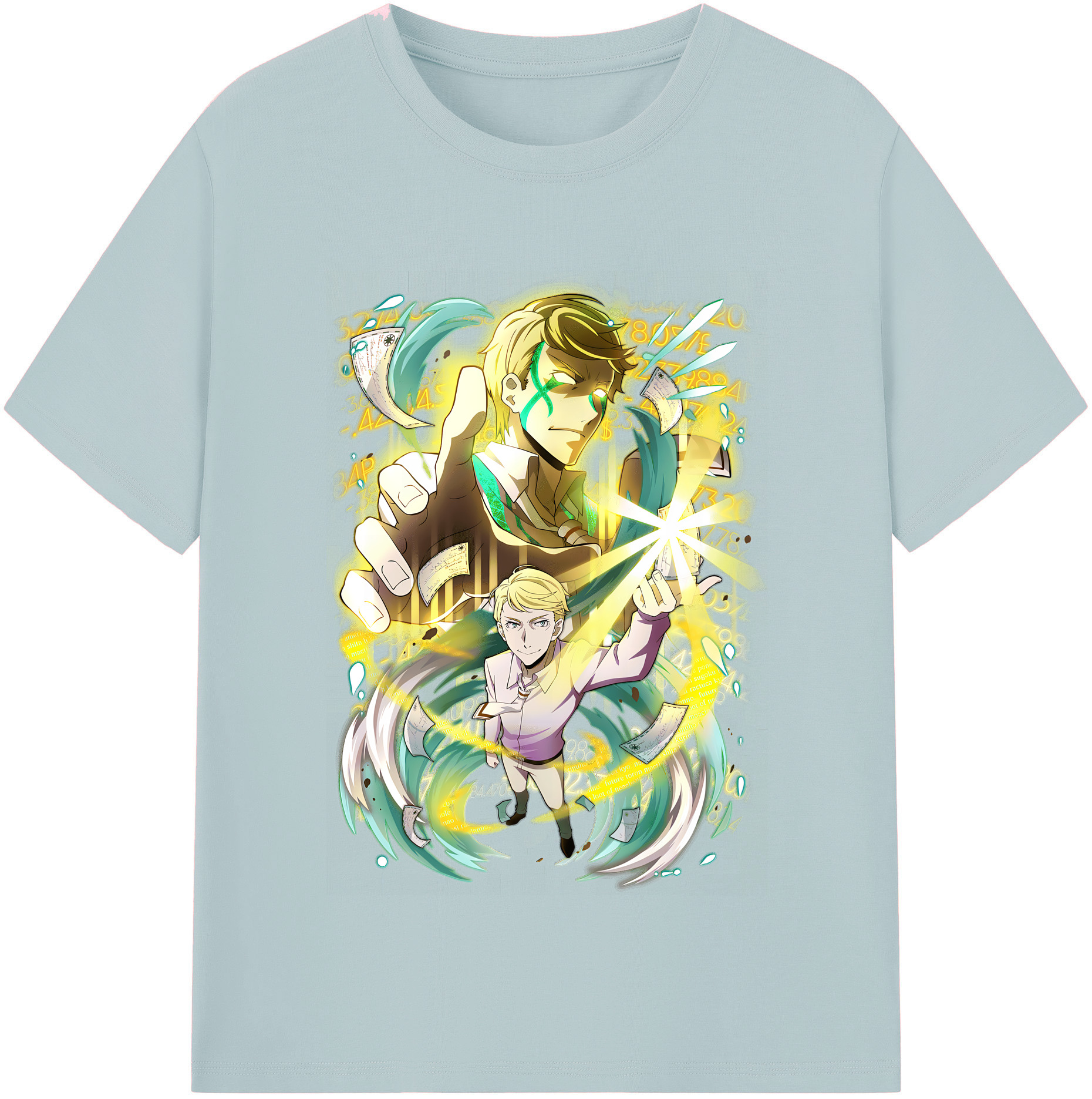 （画像用） 文豪ストレイドッグス Bungo Stray Dogs 綿100％半袖Tシャツ（フロントプリント）